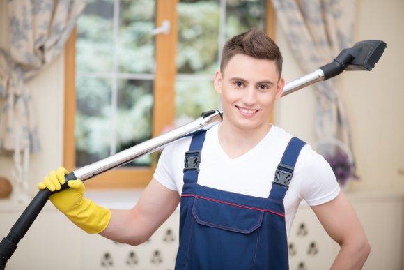 vacuuming walls