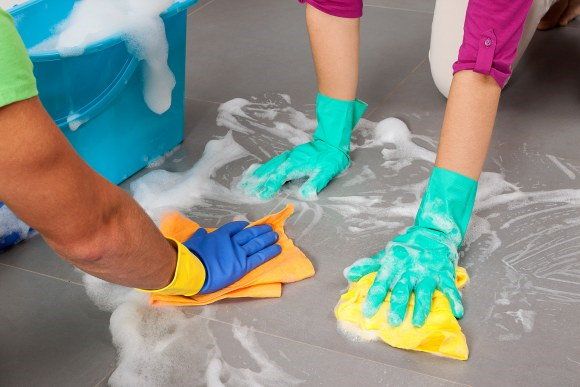 stone floor cleaning