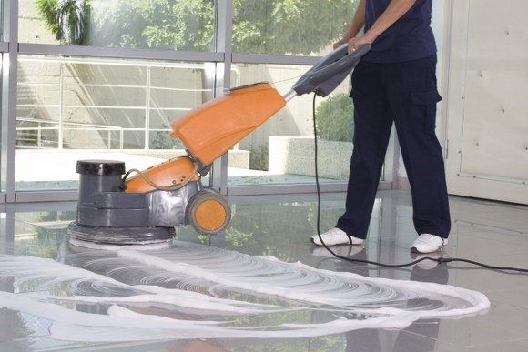 cleaning tiles